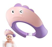 Coperchio per baby shower, scudo per cappello da doccia per bambini piccoli, Forma del bagno di dinosauro regolabile Mantello da bagno per bambini, Cabe di shampoo per orecchie per la protezione dei