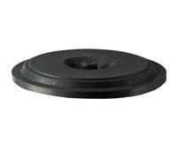 Coperchio per bidone spazzatura Stefanplast da 100 l nero Nero