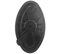 Coperchio per Boccaporto Rotondo Impermeabile Piastra di Ispezione del Ponte in Plastica Coperchio di Ispezione Nero Rotondo per Canoa per Kayak per Barche Marine
