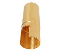 Coperchio per bocchino per clarinetto, cappuccio protettivo per bocchino per sassofono portatile Colore oro Durevole Ampia applicazione per suonare (alti)