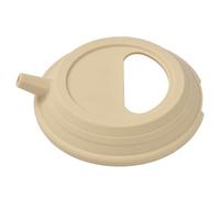 Coperchio per Bollitore in Silicone, Forma Morbida, Inodore e di Lunga Durata, Resistente Alle Alte Temperature Fino a 230°C, con Beccuccio Aerodinamico per Versare in Modo (Cachi)