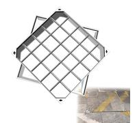 Coperchio per botola in acciaio inox resistente, 40 x 40 cm | Copertura resistente per pozzetto in acciaio inox, coperchio di ispezione durevole per scarico tempesta e protezione fosse