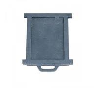 Coperchio Per Camino 28 X 22 Cm In Ghisa Regolatore Di Fumi