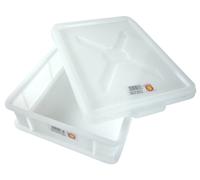 Coperchio Per Cassetta Service 60x40 Bianco Giganplast