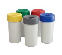 Coperchio per contenitore Modo Round - con fermasacco - 38x15 cm - anello blu - Rotho