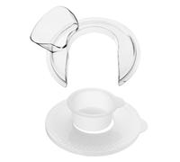 Coperchio per ciotola per miscelatore e coperchio per KitchenAid 4,5-5QT | Coperchio paraschizzi in plastica per alimenti, adatto per ciotole di miscelazione in acciaio inox, accessori e accessori per