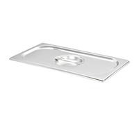 Coperchio per contenitori GN 1/3 in acciaio inox, 4 pezzi, adatto per scaldavivande e scaldavivande, ideale per gastronomia, catering, buffet, cucina e ristorante