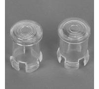 Coperchio per diodi a emissione di luce Cappucci per diodi a emissione di luce professionali trasparenti Resistenza alle alte temperature 0.2in 100Pcs Cappucci per luce a LED in nylon per luce a LED
