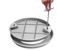 Coperchio per fognature nascosto resistente con chiavi di sollevamento, coperture circolari per porte di ispezione da incasso per marciapiedi e parcheggi