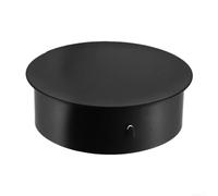 Coperchio per foro del camino per tubi della stufa e aperture della canna fumaria, struttura in acciaio inossidabile, adatto per tubi di diametro da 50 mm a 200 mm, design piatto (160 mm)