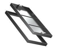 Coperchio per fossa settica in acciaio inossidabile Copertura e telaio da incasso con maniglia per pavimentazione del parco e cortile -80 x 80 cm Soluzione di accesso alle fognature