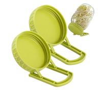 Coperchio per germi - Cappa per germi con supporto | Inserto multifunzione in vetro germinale con supporto per broccoli, alfalfa fagioli da giardino