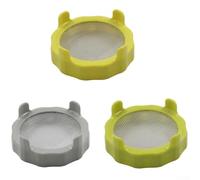 Coperchio per germogli di drenaggio a quattro punti per barattoli a bocca larga, efficiente rimozione dell'acqua, maglia in acciaio inox, ABS, facile da pulire, migliore trasmissione della luce sicura