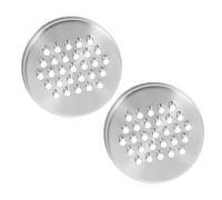 Coperchio per grattugia per barattoli di conserve, coperchio per trituratore per barattoli di conserve, coperchio in riutilizzabile, 2 coperchi in acciaio con apertura normale, grattugia