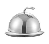 Coperchio per imbastitura in acciaio , rotondo incluso, coperchio resistente al calore con design multiuso, utensile da cucina per la casa e il ristorante, per cena, compleanno e