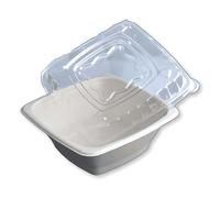 Coperchio per Insalatiera Bio PET 18x18 cm 50 pz - Siam Quality - Poke