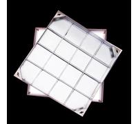 Coperchio per ispezione quadrato in metallo resistente, copertura nascosta per giardini, scuole e centri commerciali, copertura per acque reflue in acciaio inox, per strade e comunità (61 x 30,5 x 8,1