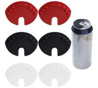 Coperchio per lattina per bevande, 6 pezzi Tappo per lattina riutilizzabile Tappo terminale per bevande, Coperchi antipolvere in plastica Coperchi per