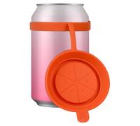 Coperchio per lattine di soda, in silicone, lavabile in lavastoviglie, diametro 5,6 cm, protezione per bevande per succhi di frutta, cinema, festival musicali a bordo piscina