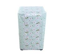 Coperchio Per Lavatrice 2 pezzi di copertura for lavatrice impermeabile con cerniera, motivo floreale, protezione for lavatrice, forniture for la casa Per La Casa(Green)
