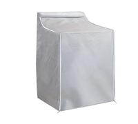 Coperchio Per Lavatrice 2 pezzi di copertura impermeabile for lavatrice a tamburo completamente automatica, protegge dai danni del sole e dell'acqua. Misura universale Per La Casa(Silver)