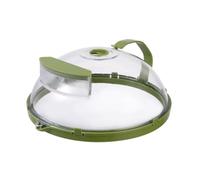 Coperchio per microonde 30 x 10 cm cappa alimentare ABS, cappa di protezione contro il vapore resistente al calore, coperchio per alimenti che conserva l'umidità, provvista di cucina ergonomica