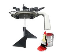 Coperchio per miscelare vernice-4L/1 Beccuccio per versare | Lama di miscelazione con copertura universale da un gallone, miscelatore con beccuccio sigillante a tenuta, strumento con coperchio per ver