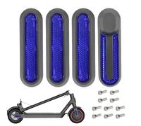 Coperchio per mozzi delle ruote scooter, coperchio decorativo posteriore scooter | Adesivo del mozzo della ruota anteriore e posteriore riflettente | Parti di ricambio di sostituzione impermeabile per