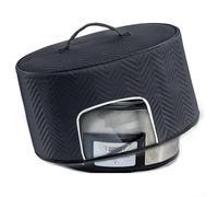 Coperchio per pentola a cottura lenta per pentola e spiaggia 6-8 litri, 40,6 x 22,9 cm, con rivestimento in alluminio e finestra trasparente, copertura antipolvere per uso domestico e cucina