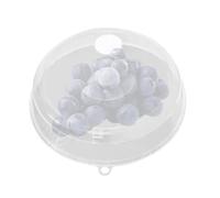 Coperchio Per Piastra Per Microonde - Protezione Trasparente, Copertura Per Il Rilascio Del Vapore Ventilato, Protezione Antispruzzo Per Il Bancone Della Cucina, Cupola Circolare Resistente Al Calore