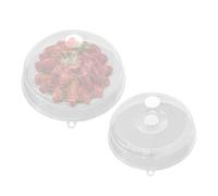 Coperchio per piatti a microonde, protezione per alimenti in silicone, protezione dagli schizzi di cottura, copertura termica riutilizzabile, accessorio per la protezione degli alimenti da cucina
