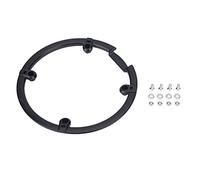 Coperchio per pignone, protezione catena a disco in plastica, coperchio per manovella di pignone, pedivella per pignone con viti, adatto per Shimanos M430, M590, M390, nero