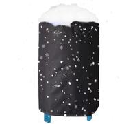 Coperchio per pompa per pozzi isolato - 61 x 86 cm, resistente all'acqua + carta di alluminio | scudo isolante in tessuto Oxford robusto 600D | pompe di protezione contro il invernale per cortile