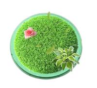 Coperchio per pozzetto di ispezione, Copri-Scarico Invisibili in Erba per Giardino, Coperchio Quadrato per pozzetto di Scarico fognario da Incasso ， con Base(A60*60CM/23.6 * 23.6IN)