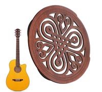 Coperchio per rosone per chitarra - Riduttore di feedback leggero e accessorio acustico decorativo, protezione per buco del suono in silicone morbido per chitarre da 4 pollici (100 mm), regalo