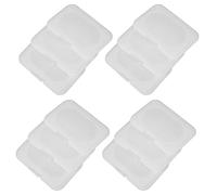 Coperchio per Salviette Umidificate Bianco, 30 Pezzi, Plastico | Design a Ribalta, Chiusura Sicura, Dimensione Adatta, Facile da Pulire per Contenitori e Dispensatori