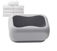 Coperchio per scatola di - Porta ibri da parete con decorativo, dispenser di carta in silicone per la casa camera da, auto, ufficio, hotel, appartamento, bagno, soggiorno, hotel M