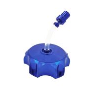 Coperchio per serbatoio del carburante in alluminio CNC, compatibile con CRF TTR KLX 110 50 70 90 125 140 150 160 190 CC Dirt Pit Bike (blu)