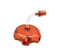 Coperchio per serbatoio del carburante in alluminio CNC, compatibile con CRF TTR KLX 110 50 70 90 125 140 150 160 190 CC Dirt Pit Bike (arancione)