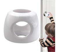 Coperchio per serratura a sfera - Copripomelli resistenti a prova di | Coperture per maniglie per porte facili da installare | Design sicuro per la sicurezza