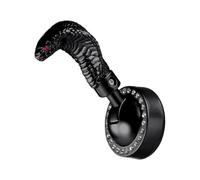 Coperchio per serratura di accensione, start-stop | copertura per auto push to start, design cobra, decorazione per interni in lega di zinco, vestibilità universale, protezione dell'interruttore del