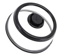 Coperchio per sigillare alimenti sottovuoto in plastica, coperchio riutilizzabile a tenuta d'aria per contenitore, piatto impilabile, per conservazione nel frigorifero del (L)