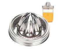 Coperchio Per Spremiagrumi Per Barattolo Di - Coperchio Per Spremiagrumi, Spremiagrumis, Tappo Per Bottiglia A Tenuta Stagna, Manico Riutilizzabile In Acciaio Inossidabile Per Barattolo Per