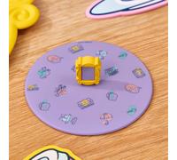 Coperchio per tazza in silicone viola di marca, singolo, senza tazza, articolo regalo Tagli UnicaPolicloruri di vinile