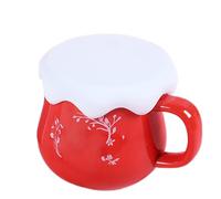 Coperchio per Tazza,Silicone Antigoccia - Coperchio Riutilizzabile per Tazza da Caffè - per Uso Quotidiano, Posto di Lavoro, Pendolarismo, Casa, Mattina, Viaggi, All'aperto, Cucina, Campeggio