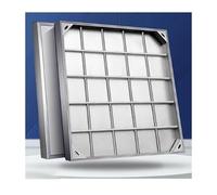 Coperchio per tombino in Acciaio Inox - Design a Incasso per vialetti, marciapiedi, Giardini, banchine e autostrade - Soluzione Resistente ed Elegante