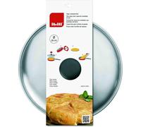 IBILI 715830 - Cover ribaltabile per tortilla, in acciaio inossidabile, ricetta inclusa, tortilla di patate, colore argento, 30 cm