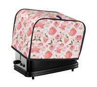 Coperchio per tostapane con motivo a teiera, per piccoli elettrodomestici da cucina, adatto per la decorazione della casa e del tavolo da pranzo