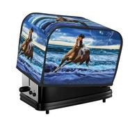 Coperchio per tostapane con motivo cavallo che corre, per piccoli elettrodomestici da cucina, adatto per la decorazione del tavolo da pranzo della