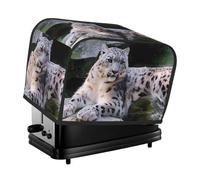 Coperchio per tostapane con motivo leopardo delle nevi, per piccoli elettrodomestici da cucina, adatto per la decorazione del tavolo da pranzo
